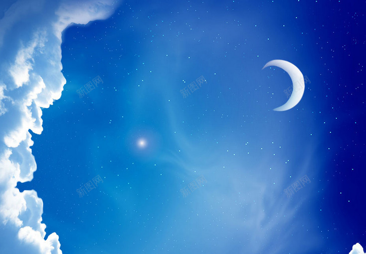 蓝色梦幻夜空背景七夕情人节png免抠素材_新图网 https://ixintu.com 七夕 仰望夜空 夜空 情人节 梦幻 背景 蓝色
