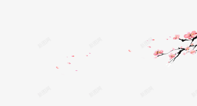 风中梅花花瓣png免抠素材_新图网 https://ixintu.com 冬天 梅花 漂浮 花瓣 风中花瓣