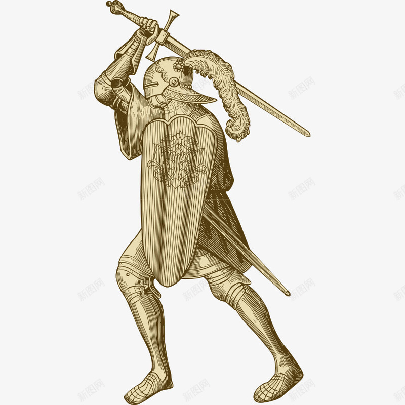 金甲武士png免抠素材_新图网 https://ixintu.com 外国 将军 武士 美国武士