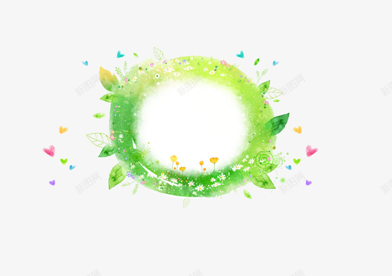 绿色电商背景png免抠素材_新图网 https://ixintu.com 春季背景 绿色图案 绿色背景 背景