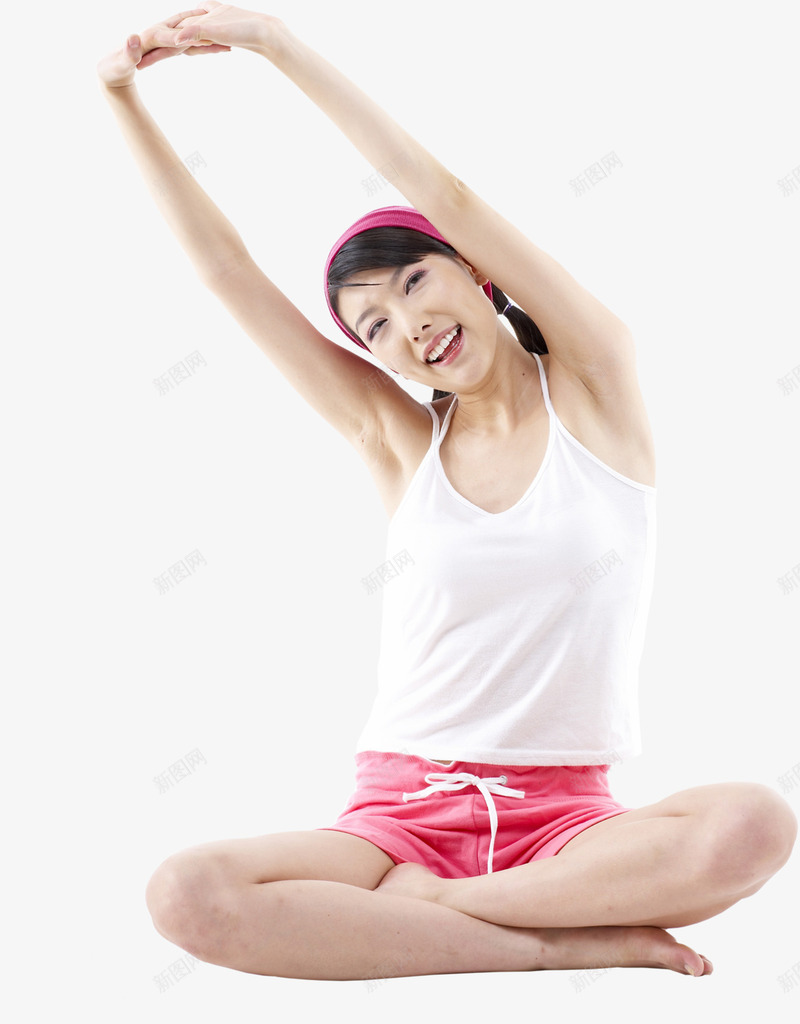 伸展png免抠素材_新图网 https://ixintu.com 伸胳膊 女生胳膊 瑜伽 美女 运动 运动装美女