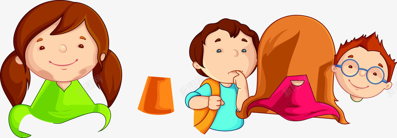 春季可爱幼儿园学生png免抠素材_新图网 https://ixintu.com 可爱 学生 幼儿园 春季