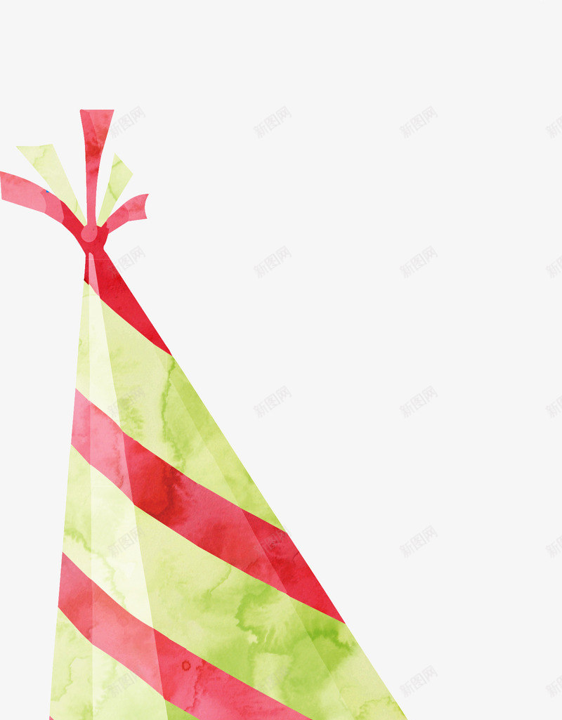 生日派对元素png免抠素材_新图网 https://ixintu.com 元素 手绘 水彩 生日派对