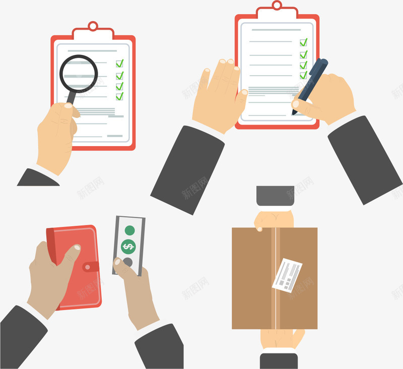 信息筛选矢量图eps免抠素材_新图网 https://ixintu.com 信息筛选 信息表 扁平化 流程图 矢量素材 结构组合 矢量图
