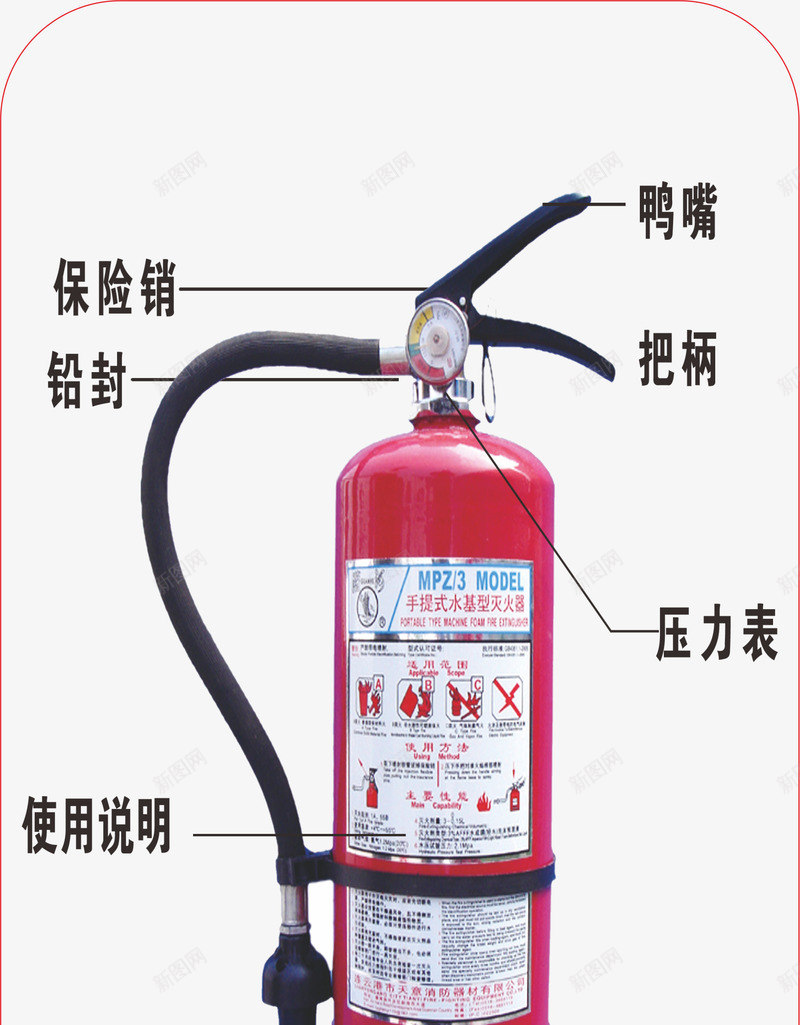 灭火器功能图标png_新图网 https://ixintu.com 介绍 免抠 局部功能 灭火器 红色