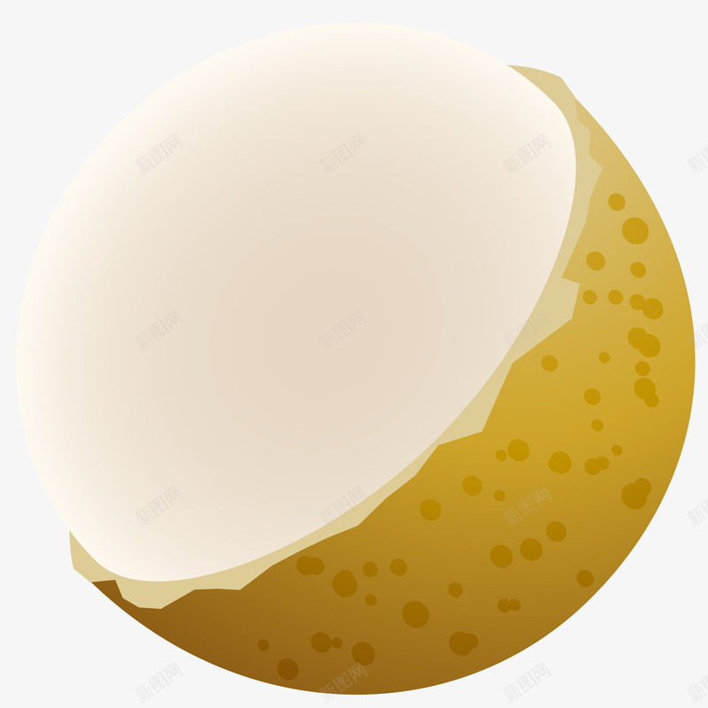 卡通桂圆矢量图ai免抠素材_新图网 https://ixintu.com PNG图 PNG图下载 创意卡通 剥开的桂圆 卡通 卡通插图 处暑 插图 桂圆 水果 矢量图