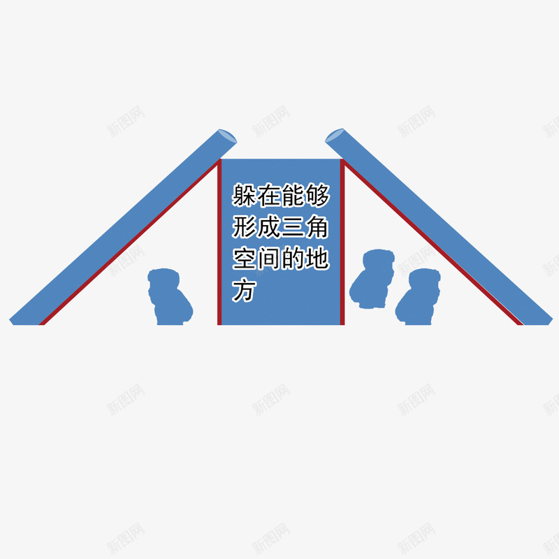地震安全躲在三角空间png免抠素材_新图网 https://ixintu.com 三角空间 切断电源 地震 地震安全 室内逃生 打电话 救护人员