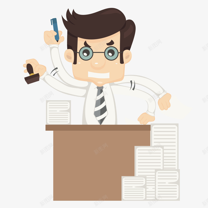 手绘上班努力工作男士矢量图eps免抠素材_新图网 https://ixintu.com png免抠图 上班 写字 创意 努力 卡通 埋头苦干 扁平 手绘 时尚 矢量图