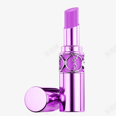 紫色高端ysl唇彩png免抠素材_新图网 https://ixintu.com ysl口红 产品实物 唇彩 紫色