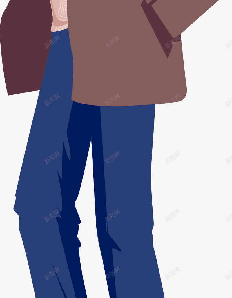 卡通男士特工矢量图ai免抠素材_新图网 https://ixintu.com 代号 卡通男士 帽子 特工 风衣 矢量图