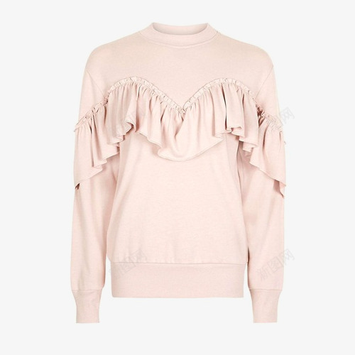 TOPSHOP粉色花边装饰女士卫衣png免抠素材_新图网 https://ixintu.com TOPSHOP 上衣 女士卫衣 粉色花边装饰 衣服
