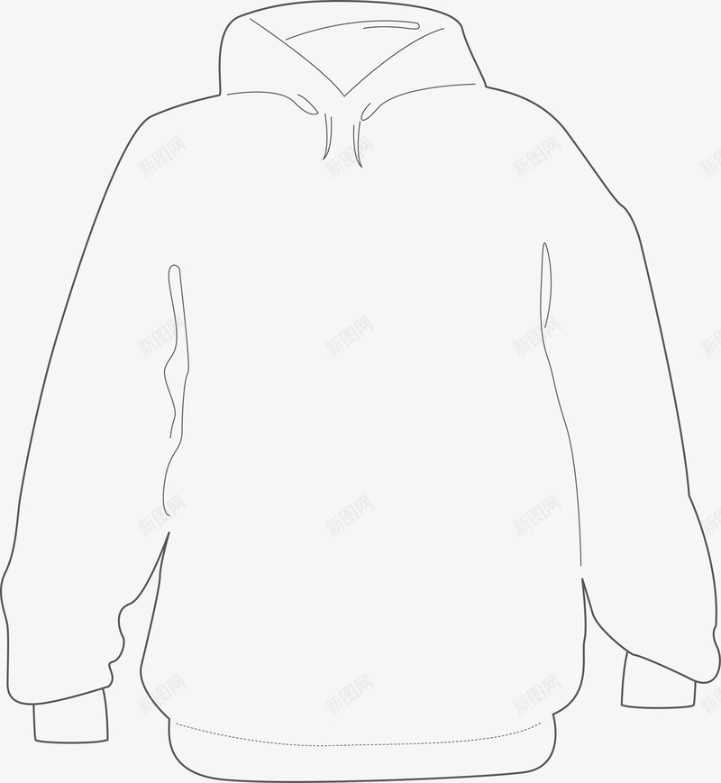 长袖服装手绘图标png_新图网 https://ixintu.com 上衣 图标 手绘衣服 服装 服装图标 矢量衣服图 简易衣服 衣服 衣服简笔 衣服线框图标 衣服设计