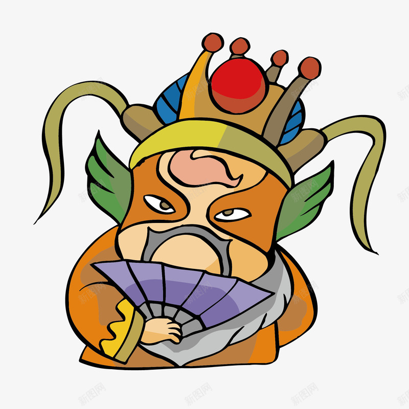 京剧脸谱人物矢量图eps免抠素材_新图网 https://ixintu.com 中国风 京剧 人物 儿童 动漫形象 卡通 古代 图案 复古 脸谱 装饰 矢量图