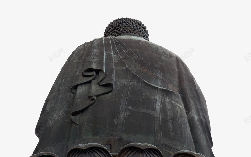 天坛大佛png免抠素材_新图网 https://ixintu.com 中华人民共和国香港特别行政区 中国香港 佛像 佛像背面 摄影 旅游摄影 木鱼峰 雕像 青铜坐像 香港 香港大屿山