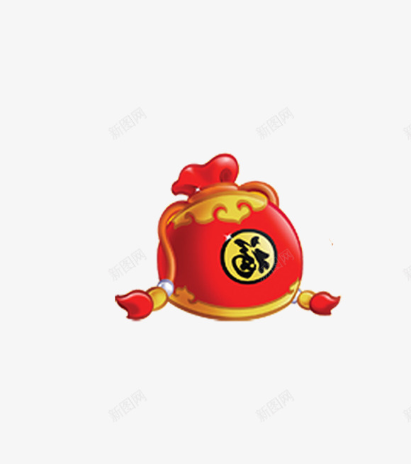 新年福袋png免抠素材_新图网 https://ixintu.com png 新年 福袋 红色 节日