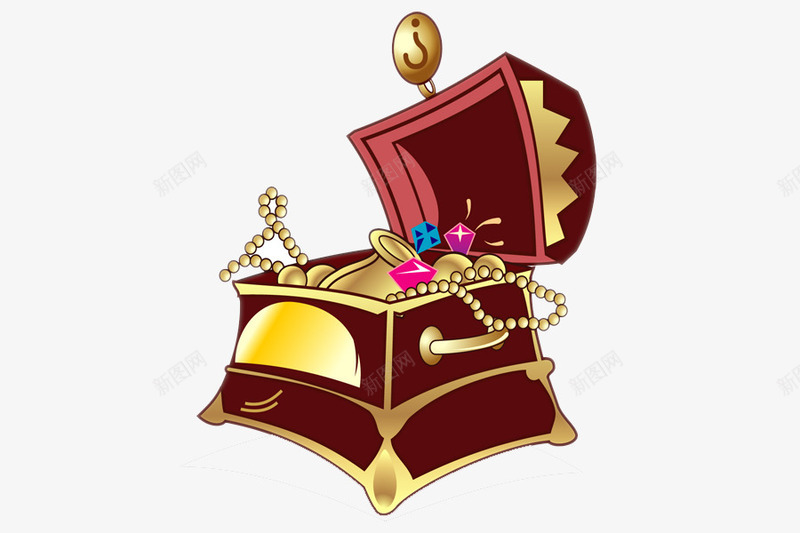 魔法宝箱现金多png免抠素材_新图网 https://ixintu.com 宝箱 店铺宝箱 活动 现金 箱子