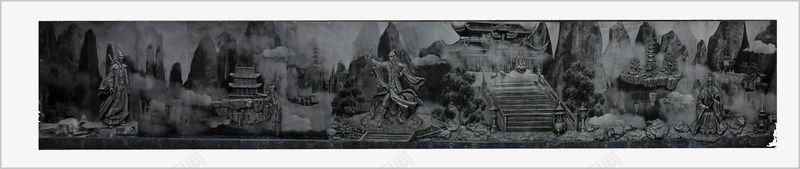 浮雕墙背景图png免抠素材_新图网 https://ixintu.com 仙境浮雕 武当山浮雕 浮雕墙 浮雕画 雕塑