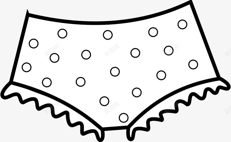 简单手绘的额卡通女生内裤png免抠素材_新图网 https://ixintu.com 内裤 卡通 卡通简单 女生 简单