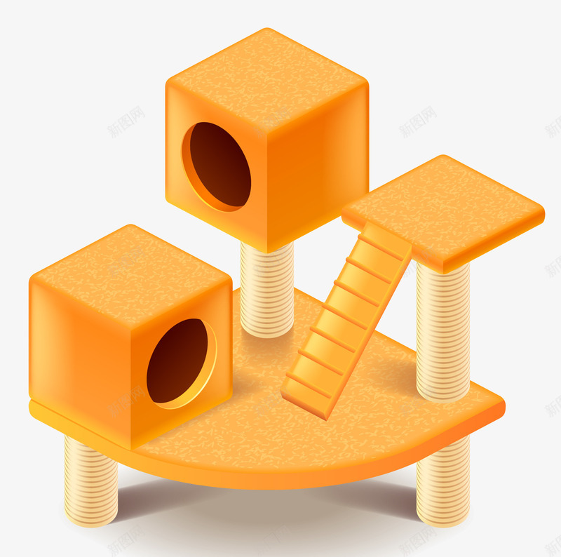 积木png免抠素材_新图网 https://ixintu.com 拼装 拼装图 木质 玩具 积木