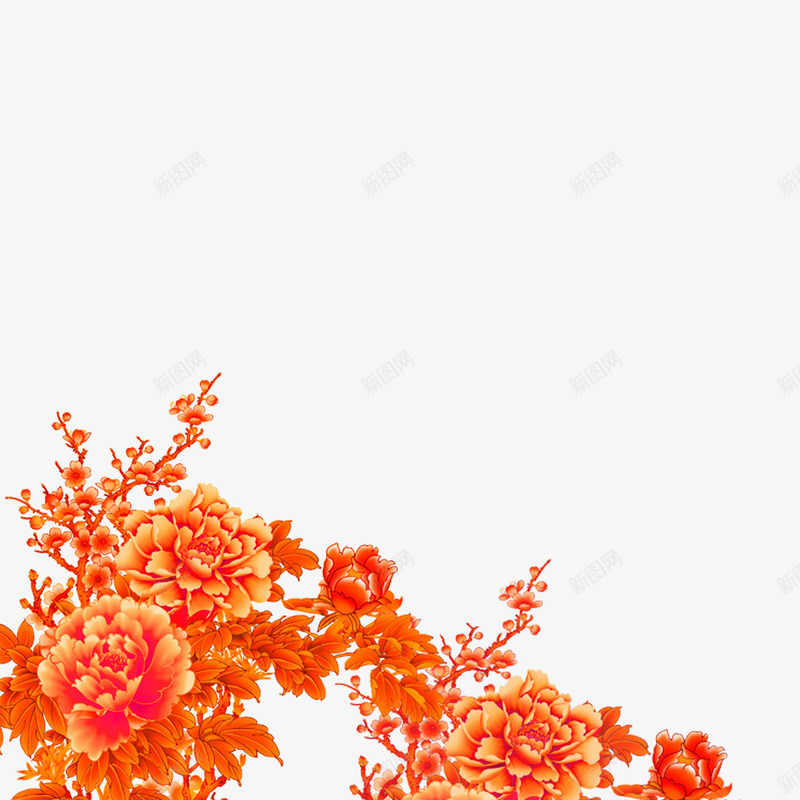 唯美花朵png免抠素材_新图网 https://ixintu.com 唯美 唯美鲜花 大红花 完美 积极 精彩 绽放 美好 花朵 花蕾 鲜花