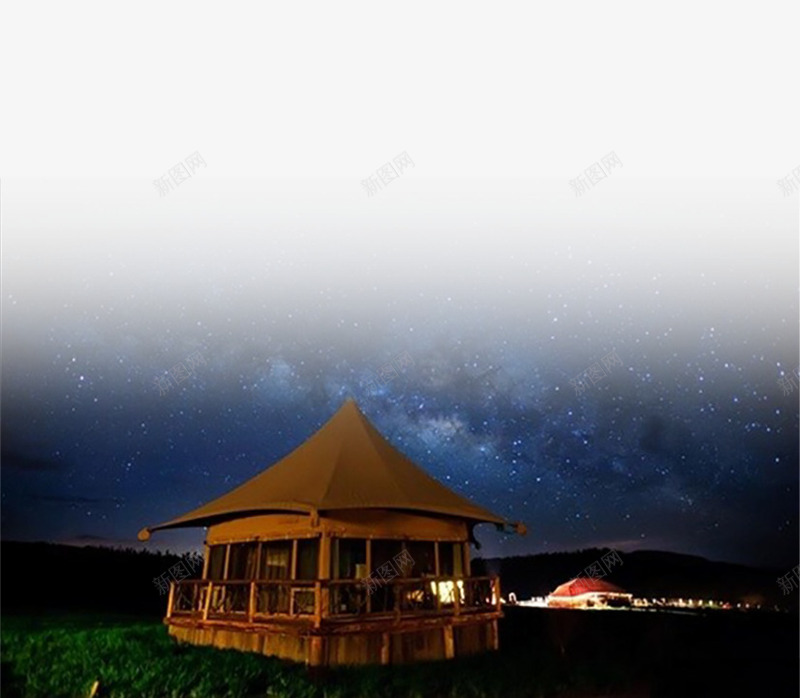 美丽的旅游景点png免抠素材_新图网 https://ixintu.com 夜晚 房子 旅游