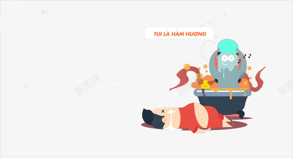 扁平化创意卡通人物png免抠素材_新图网 https://ixintu.com H5页面素材 倒地 创意卡通元素 卡通 哭泣 扁平化 扁平素材 搞笑 电商卡通 网页设计卡通
