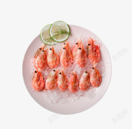 冰冻北极虾png免抠素材_新图网 https://ixintu.com 产品实物 免费png素材 冰冻北极虾 冷冻 海鲜 生鲜食品 绿色食品 青柠