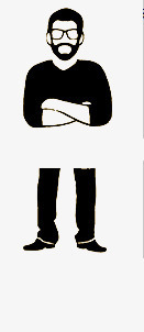 黑白男士剪影psd免抠素材_新图网 https://ixintu.com 剪影 男士 黑白