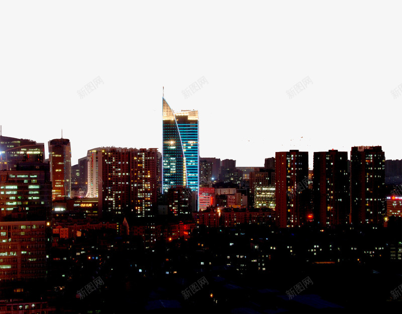 万家灯火png免抠素材_新图网 https://ixintu.com 万家 万家灯火 千家万户 夜晚 灯火 美景