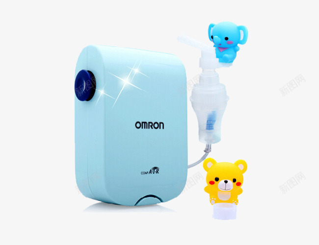 儿童雾化器png免抠素材_新图网 https://ixintu.com 儿童 卡通 可爱 呼吸疾病 外观 弧形 治疗方法 雾化器
