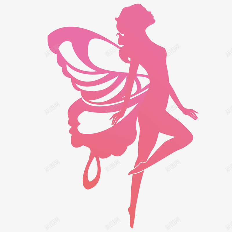 蝴蝶仙子png免抠素材_新图网 https://ixintu.com png 仙子 女神 蝴蝶