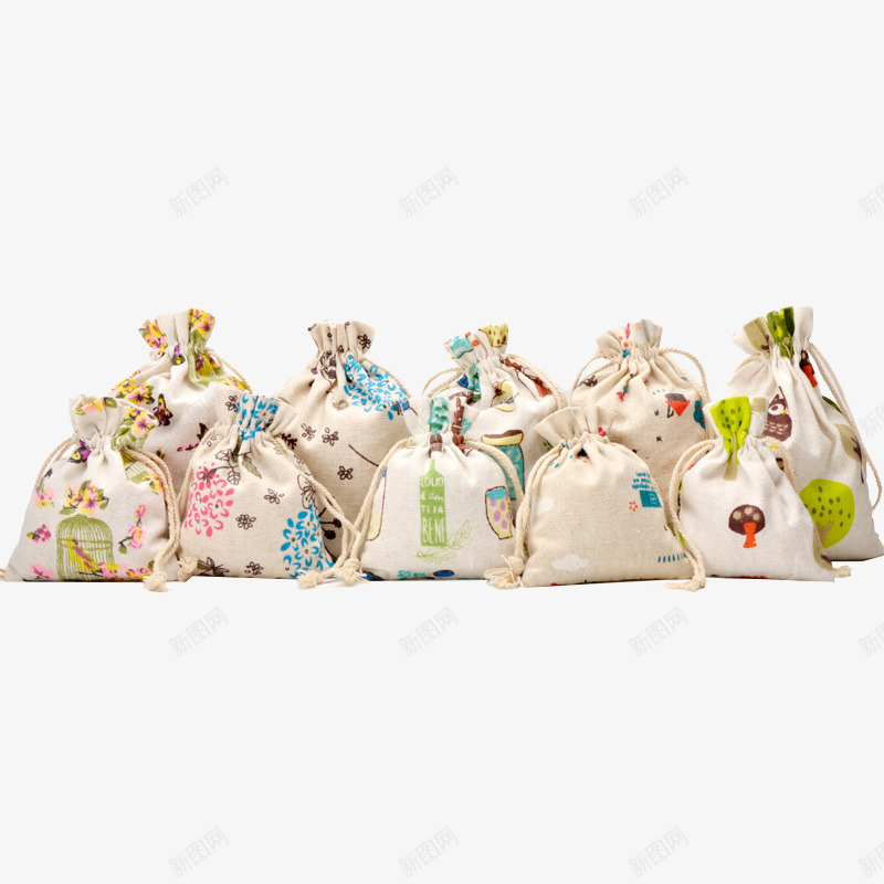 多色小号棉麻炭包袋png免抠素材_新图网 https://ixintu.com 小布袋 棉麻袋 活性炭包 炭包袋子 青花麻布袋 香包福平安袋 麻袋