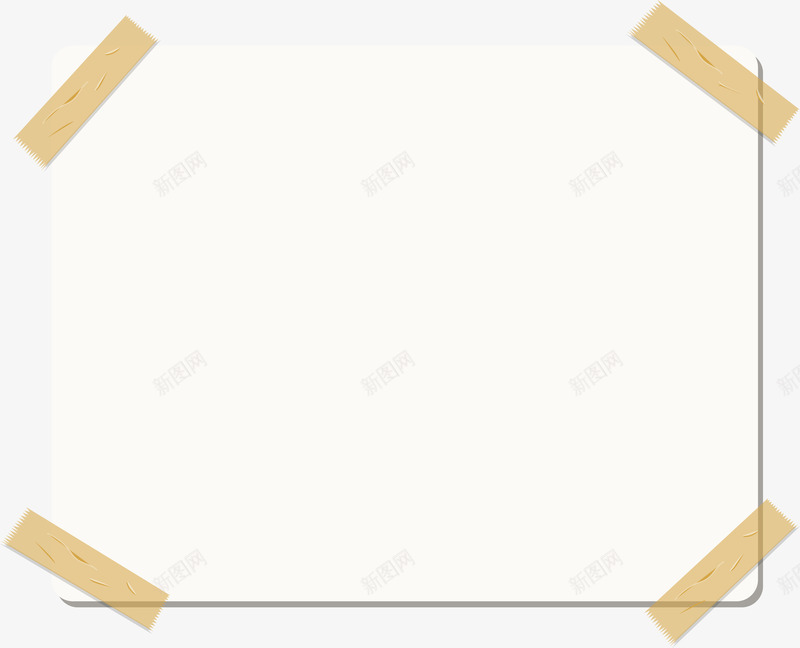 胶带贴卡片png免抠素材_新图网 https://ixintu.com 卡片 矢量胶带贴卡片 胶带 胶带贴卡片