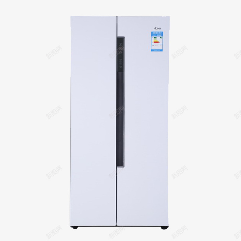 海尔双门冰箱png免抠素材_新图网 https://ixintu.com Haier海尔 产品实物 双开门冰箱 无霜家用对开门冰箱 海尔双门冰箱