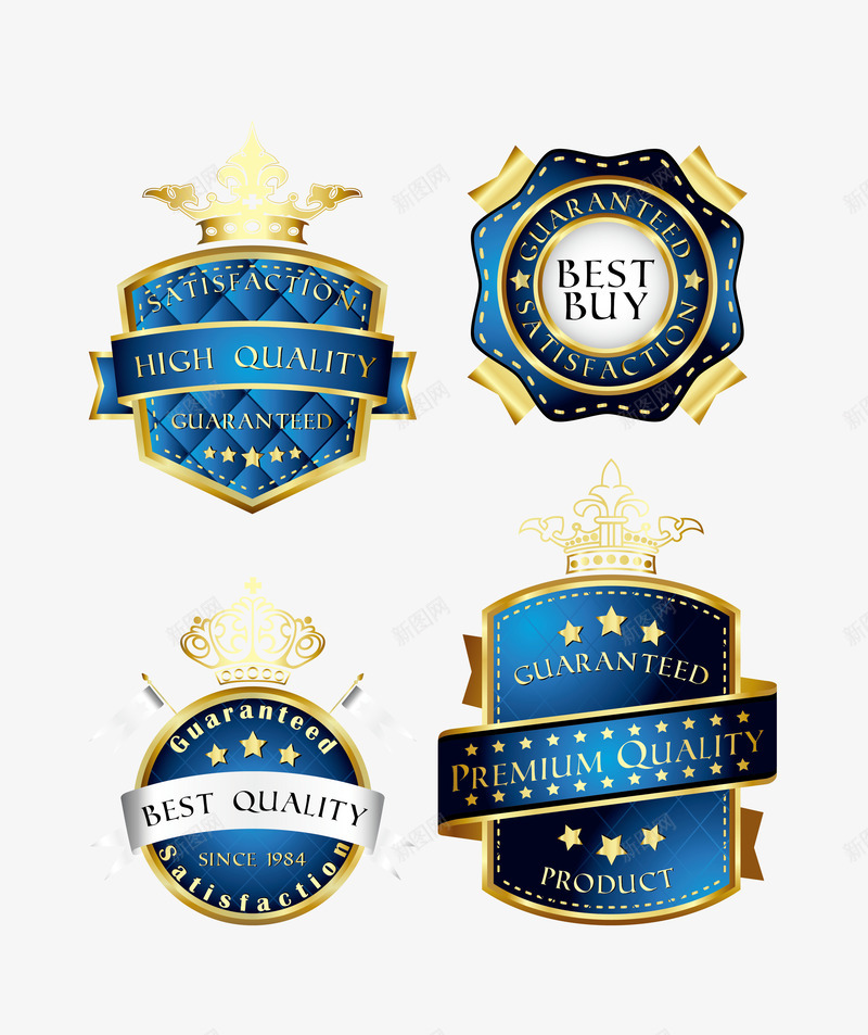 欧式复古麦穗标签png免抠素材_新图网 https://ixintu.com 复古标签 欧式标签 矢量高端标签
