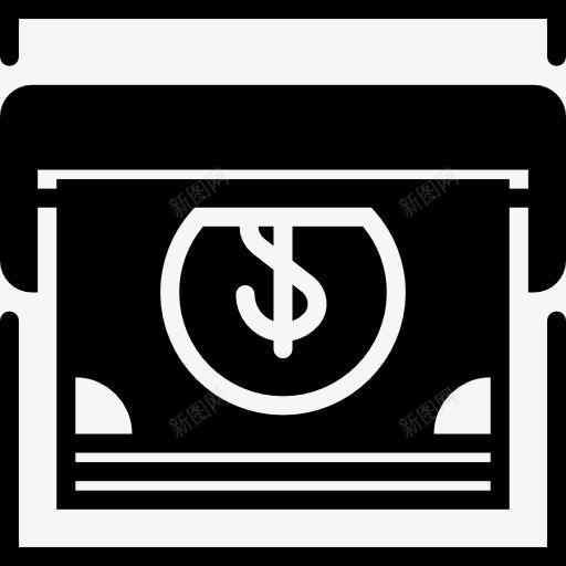 ATM图标png_新图网 https://ixintu.com ATM提款机 现金点 笔记 钱机