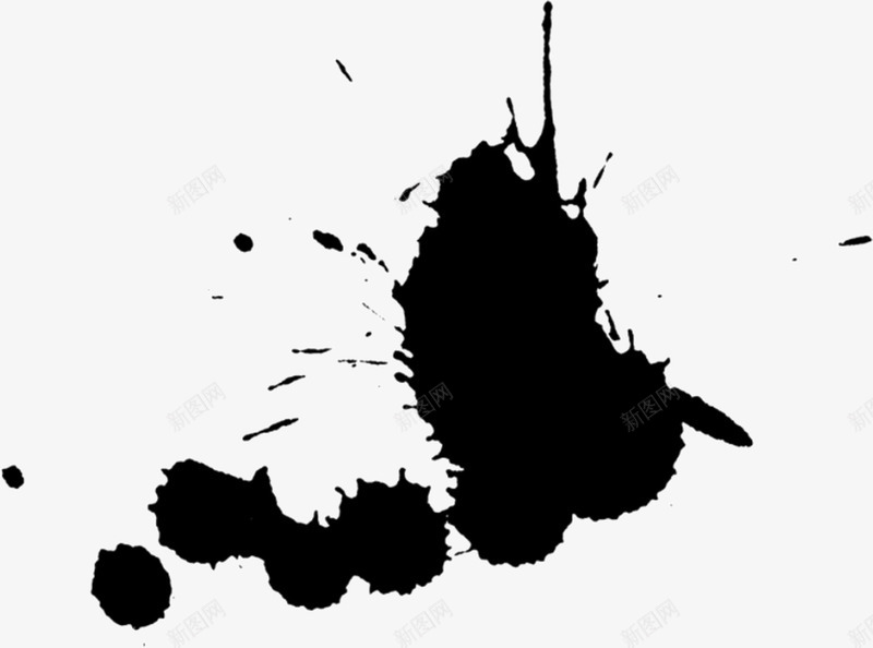 大小水墨点png免抠素材_新图网 https://ixintu.com 大小 水墨点 水墨画