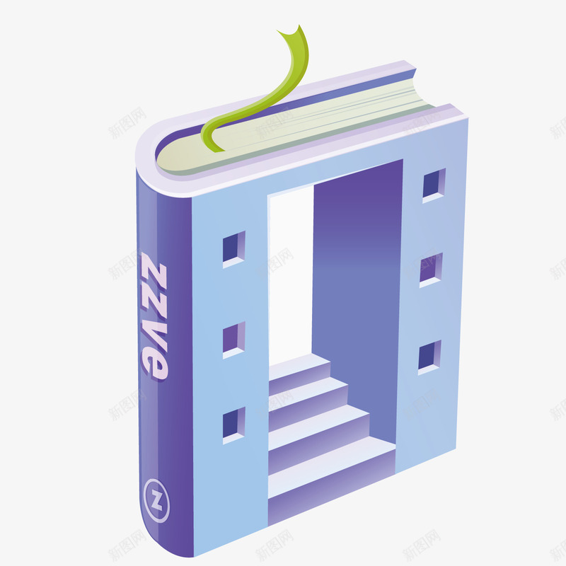 创意楼梯矢量图ai免抠素材_新图网 https://ixintu.com 书层 创意 楼梯 矢量图