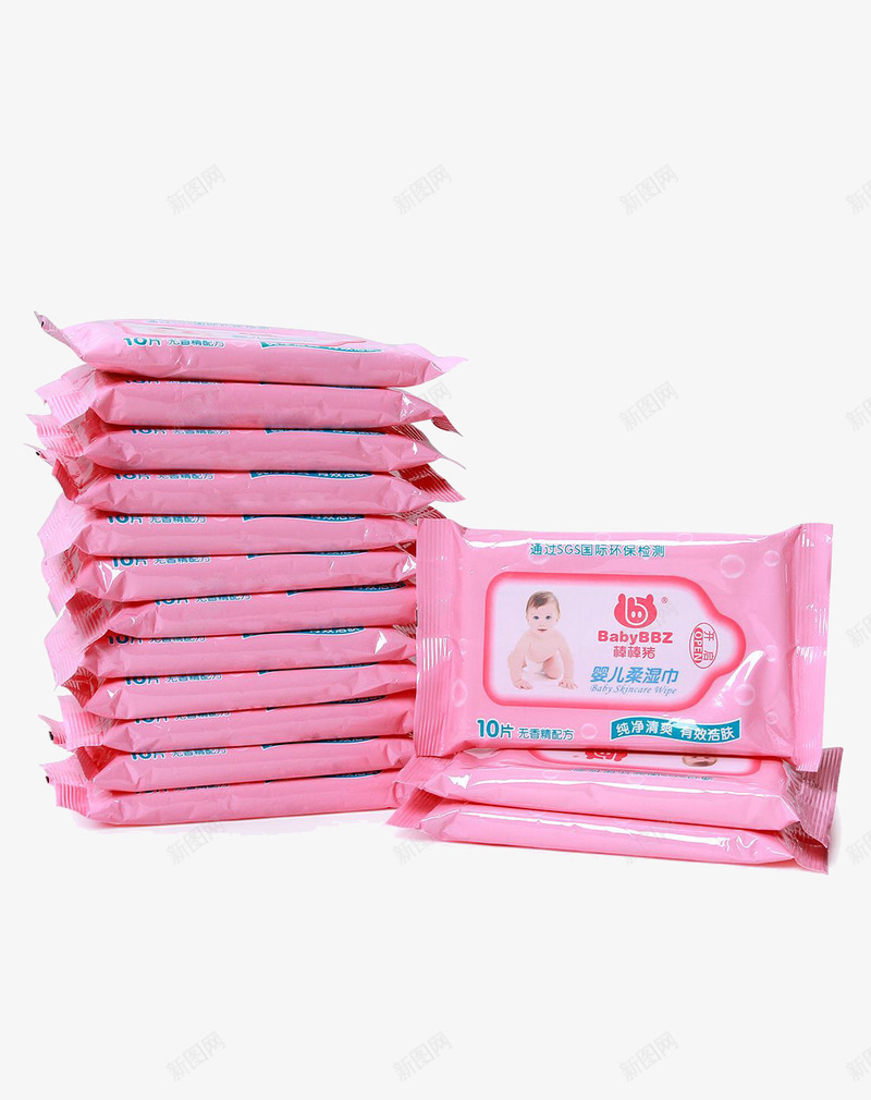 棒棒猪手口专用湿巾10抽15包png免抠素材_新图网 https://ixintu.com 产品实物 婴儿用品 手口专用湿巾 棒棒猪 湿巾