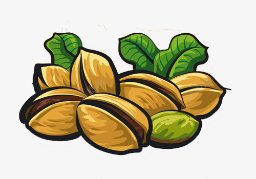 美味开心果png免抠素材_新图网 https://ixintu.com 卡通 开心果 拟物化 食物
