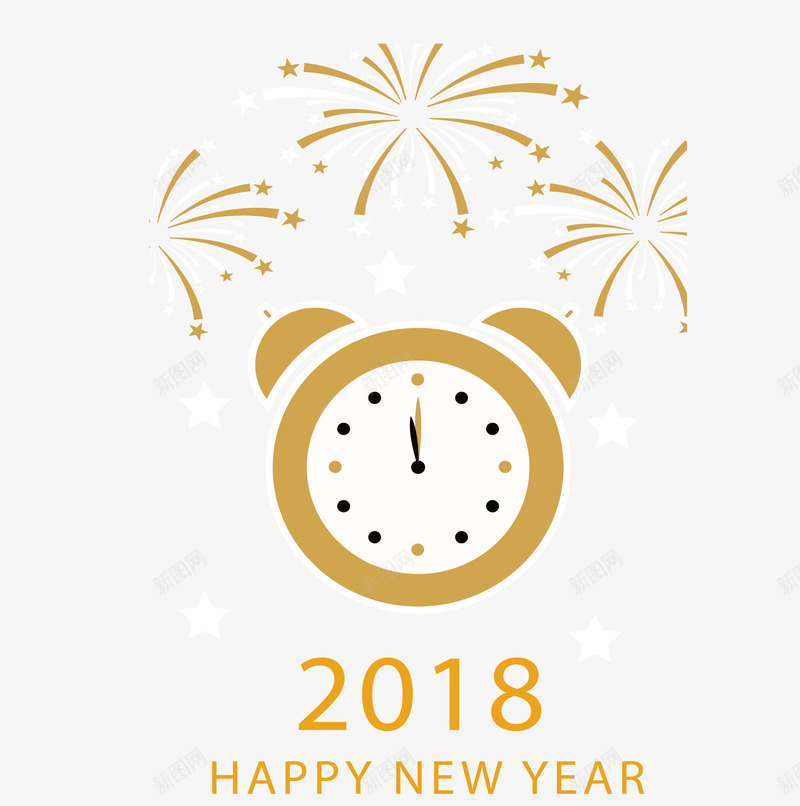 新年倒计时png免抠素材_新图网 https://ixintu.com 倒计时 新年 新年倒数 时钟 矢量png 闹钟