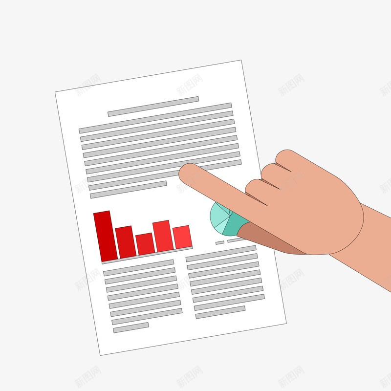 指着表格的手臂矢量图ai免抠素材_新图网 https://ixintu.com 分析 卡通 商业 商务 手臂 数据 表格 矢量图