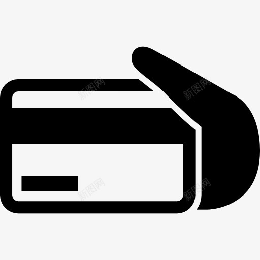 预付卡在手图标png_新图网 https://ixintu.com 借记卡 卡 商务方面 基本的 支付基本的图标 预付费