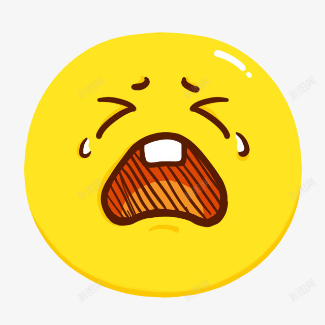 卡通哭脸人物图标png_新图网 https://ixintu.com 人物 卡通 哭脸