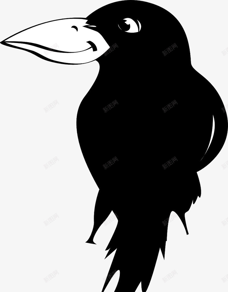 黑色的大嘴鸟png免抠素材_新图网 https://ixintu.com 乌鸦 大嘴鸟 素描大嘴鸟 飞行 黑色