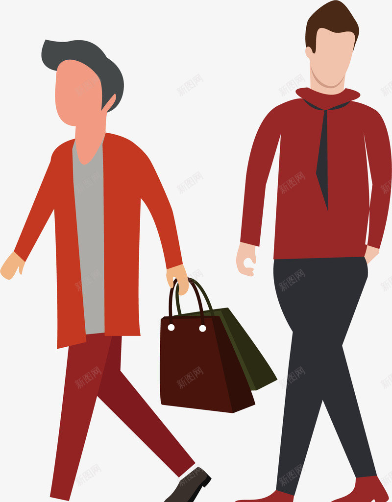 购物的男生矢量图ai免抠素材_新图网 https://ixintu.com 明确的消费人群 消费 消费人群 消费人群分析 男士 购物 高消费人群 矢量图