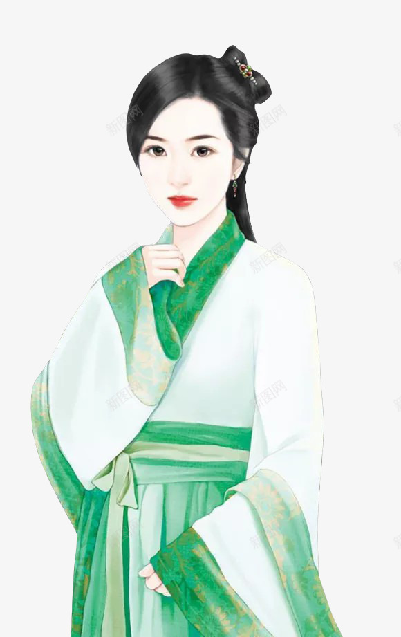 小说古代女性png免抠素材_新图网 https://ixintu.com 免扣 古代 女性 小说
