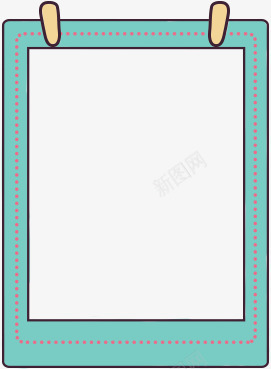 框框png免抠素材_新图网 https://ixintu.com 卡通边框 可爱的边框 四角线框 线框 蓝色边框