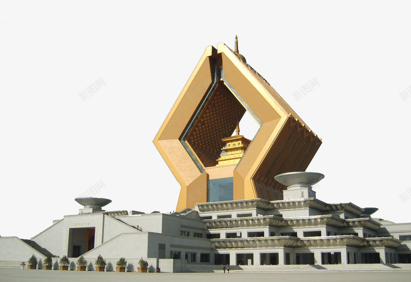 陕西景点法门寺png免抠素材_新图网 https://ixintu.com 旅游景区 法门寺 著名景点 陕西景点