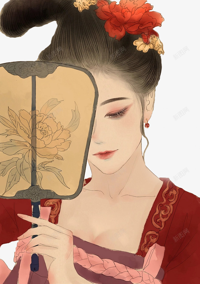 古代后宫美女手绘png免抠素材_新图网 https://ixintu.com 仙侠美女 古代 古风 后宫 如花似玉 手绘 美女